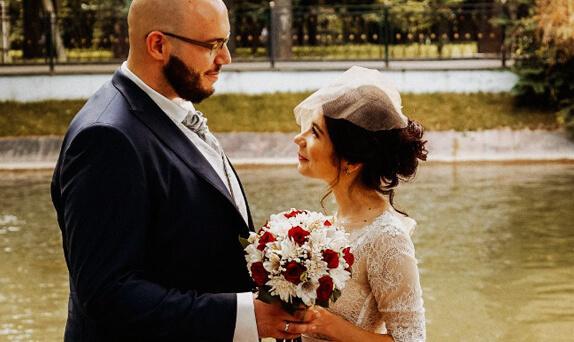 Alexandra und Andreas Glückliches Paar